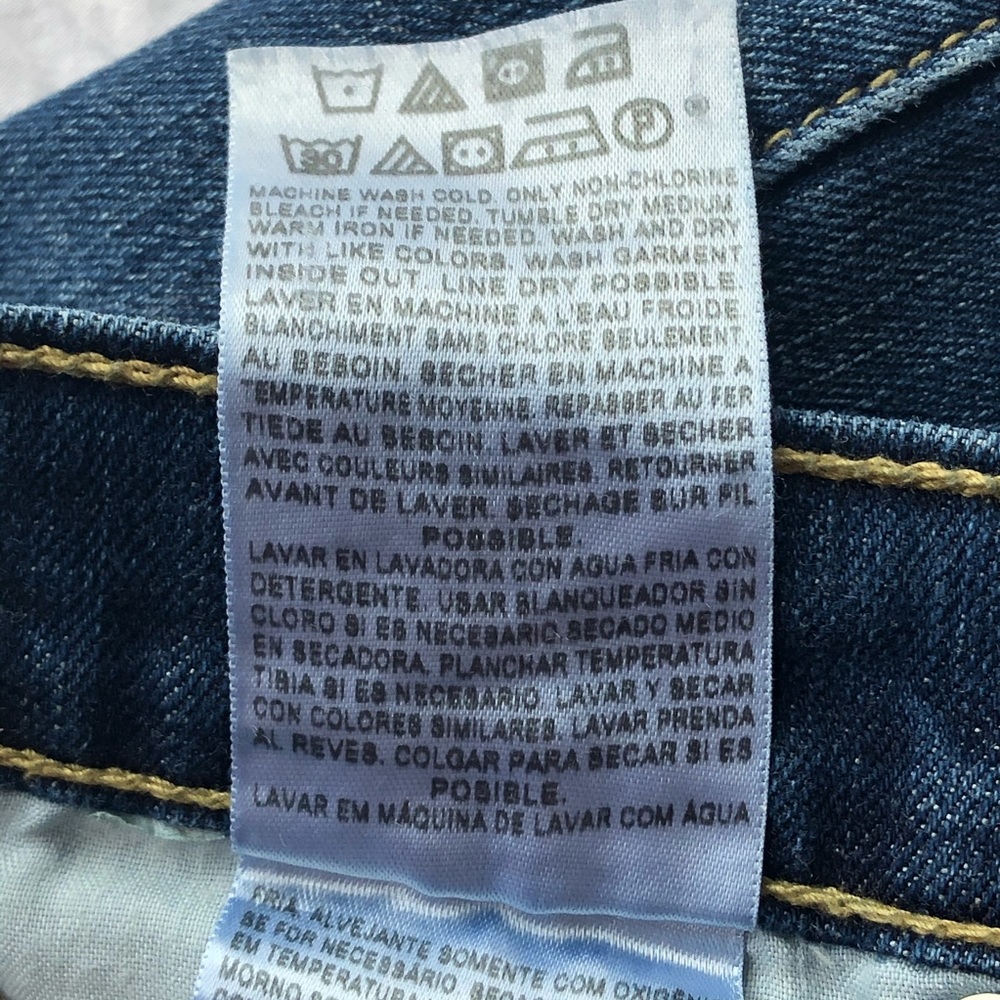 SOLD! LEVI’S 515 Bootcut Studded Flap Pocket Jeans- Sz 6 - Picture 7 of 7